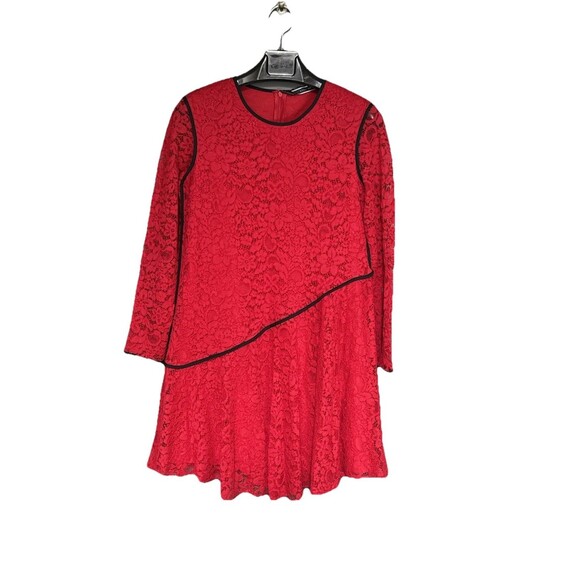 NWT Sportmax Code  Bosforo Size M Red Lace Dress New - Picture 3 of 14